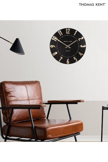 Thomas Kent Clocks Black 12" Mulberry Wall Clock (E19359) | £52
