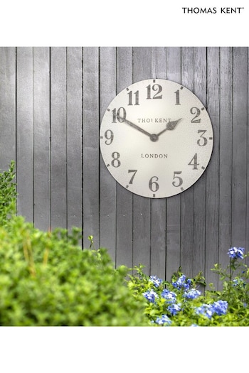 Thomas Kent Clocks Natural 20" Outdoor Arabic Wall Clock (E19367) | £95