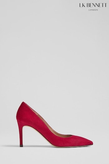 LK Bennett Floret Suede Pointed Toe Courts (E19440) | £249