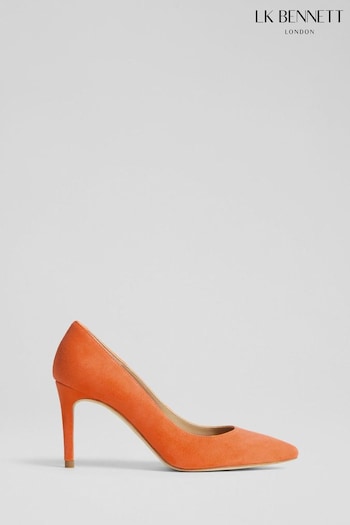 LK Bennett Floret Suede Pointed Toe Courts (E19477) | £249