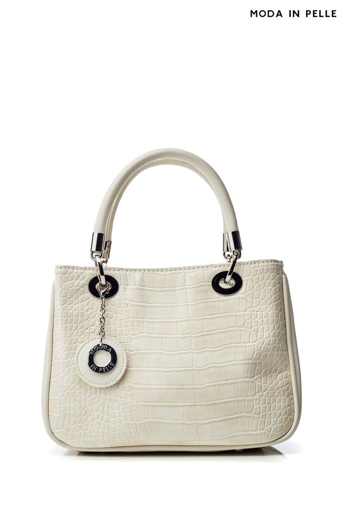Moda in pelle silver bag new arrivals