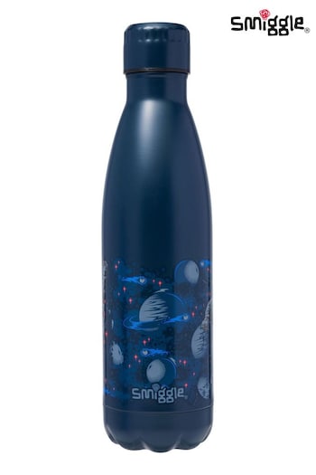 Smiggle Blue Epic Adventures Wonder Insulated Steel Drink Bottle 500Ml (E21321) | £16