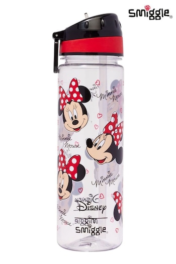 Smiggle Red Minnie Mouse Plastic Drink Up Bottle 650ml (E21325) | £12.50