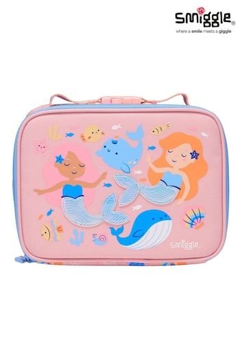 Smiggle Pink Over and Under Teeny Tiny Square Lunchbox (E21336) | £13.50