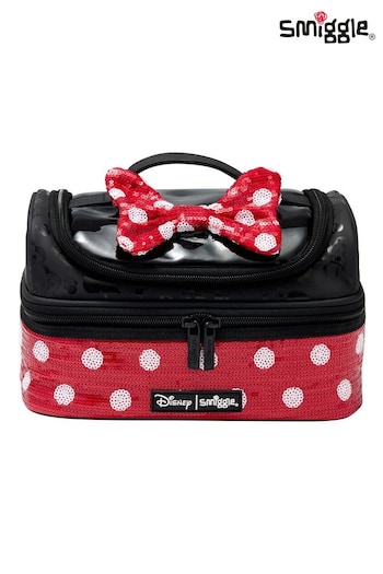 Smiggle Red Minnie Mouse Double Decker Lunchbox (E21347) | £22