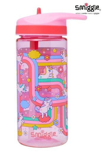 Smiggle Pink Blast Off Junior Plastic Drink Bottle 440Ml (E21373) | £11