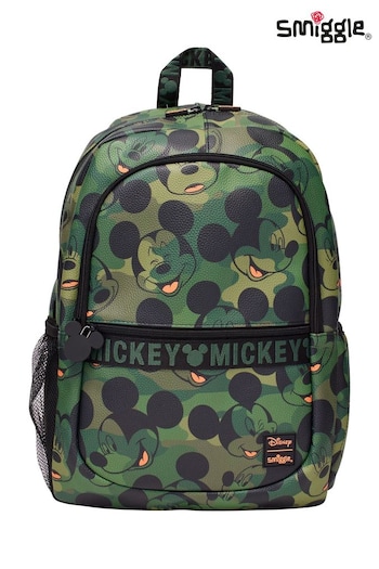 Smiggle Green Mickey Mouse Classic Backpack (E21375) | £48