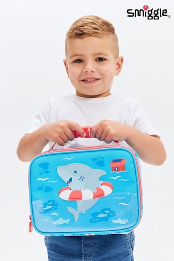 Smiggle Blue Over and Under Teeny Tiny Square Lunchbox (E21388) | £13.50