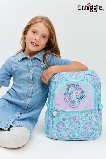 Smiggle Blue Epic Adventures Classic Attach Backpack (E21397) | £42