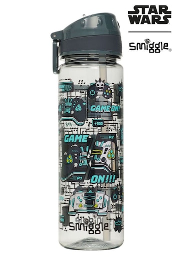 Smiggle Grey Epic Adventures Drink Up Bottle 650Ml (E21398) | £12