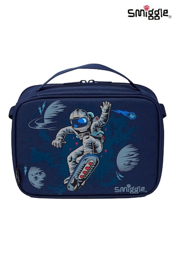 Smiggle Blue Epic Adventures Oblong Attach Lunchbox (E21399) | £15