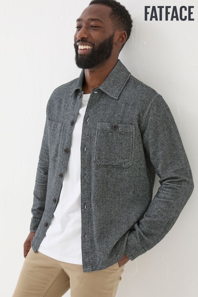 Mens Long Sleeved Printed Shirts Mens Signature Shirts Next UK