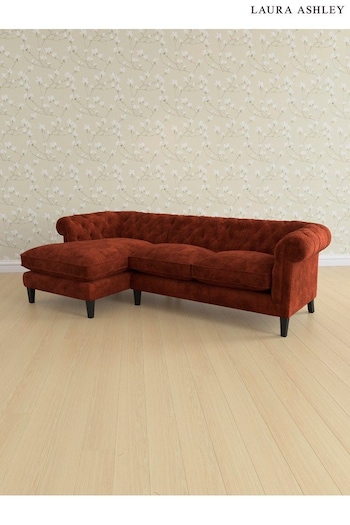 Kingsley Velvet/Terracotta Orange Penarth By Laura Ashley (E21973) | £475 - £2,675