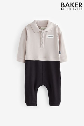 Baker by Ted Baker 100% Cotton Polo Romper (E22169) | £30 - £33