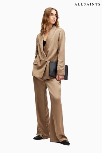 AllSaints Brown Goldie Trousers (E23785) | £199