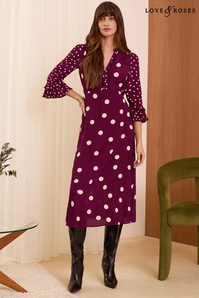 Next red polka dot dress sales