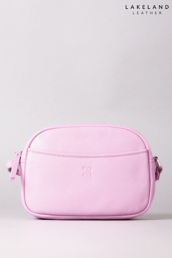Lakeland Leather Pink Coniston Cross-Body Camera Bag (E23912) | £50