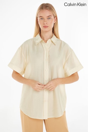 Calvin Klein Nude TENCEL™ Relaxed Shirt (E24218) | £130