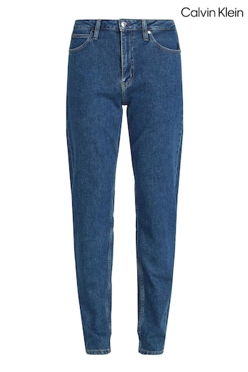 Calvin Klein Blue Slim Fit Mid Rise Jeans (E24232) | £130