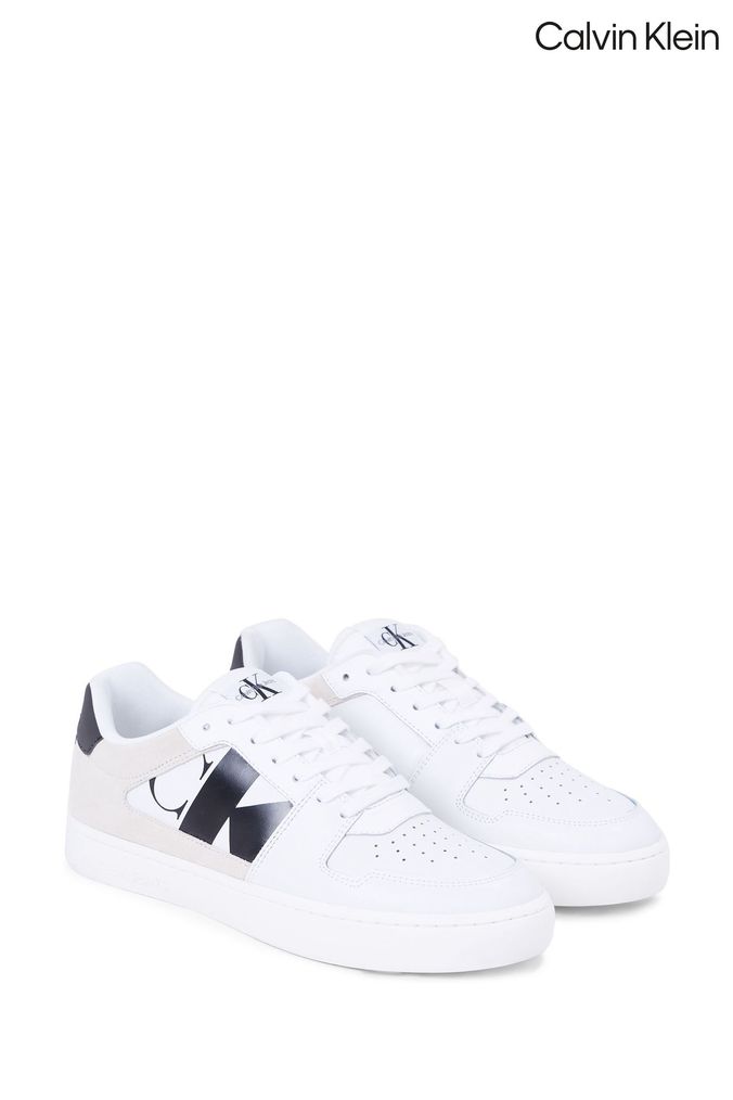 Calvin klein mint multi maya mesh and suede fashion trainers top