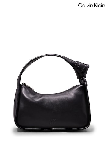 Calvin Klein Black Knotted Mini Shoulder Bag (E24402) | £85