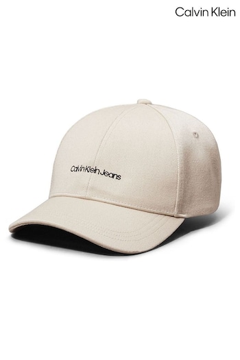 Calvin Klein Brown Embroidered pure cap (E24437) | £30