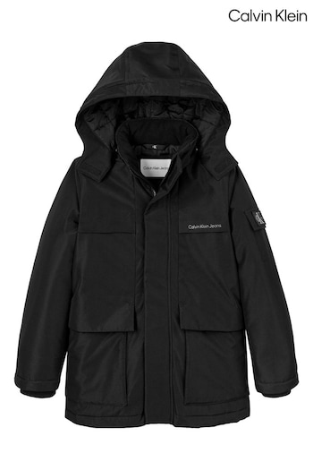 Calvin Klein Black Back to School Jacket (E24529) | £140