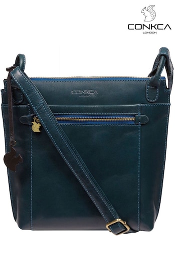Conkca Rego Leather Cross Body Bag (E24549) | £55