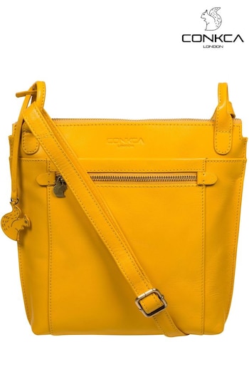 Conkca Rego Leather Cross Body Bag (E24554) | £55