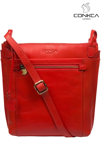 Conkca Rego Leather Cross Body Bag (E24568) | £55