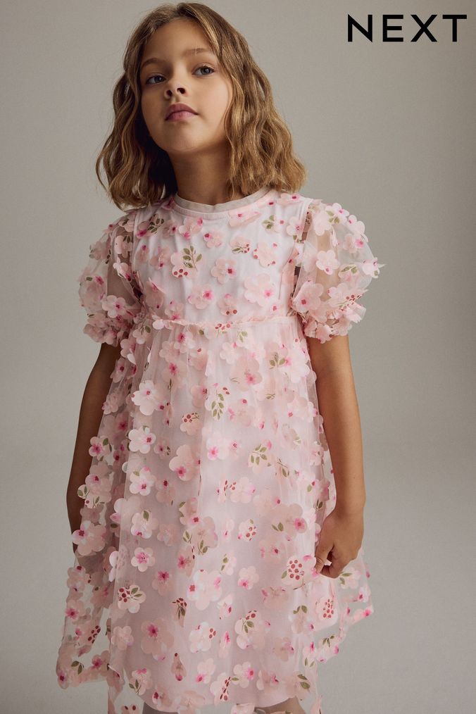 Next girls floral dress top