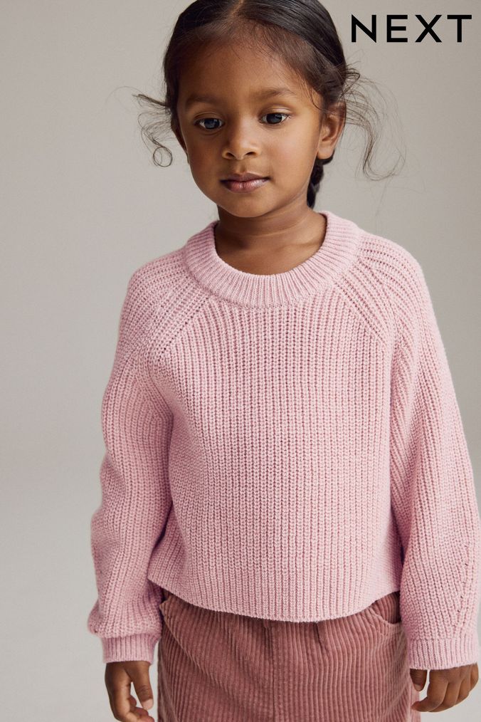Girls knitted jumper top