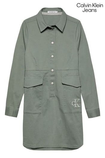Calvin Klein Green Clean Utility Shirt (E25175) | £70