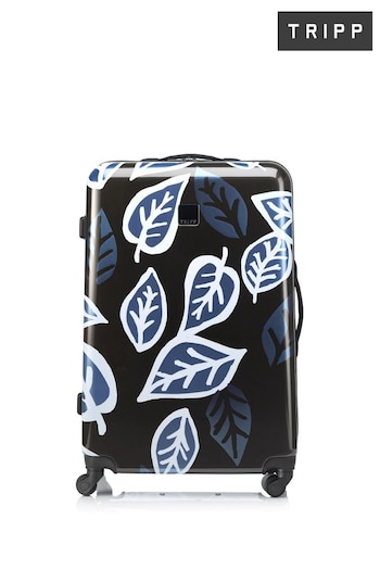 Tripp Large Blue Bold Leaf Hard 4W 77cm Suitcase (E25181) | £69.50