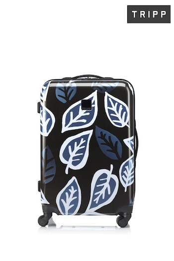 Tripp Medium Blue Bold Leaf Hard 4W 66cm Suitcase (E25186) | £55