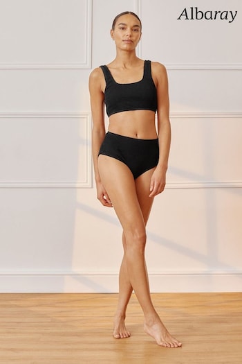 Albaray Rib Bikini Black Joggers (E25312) | £28