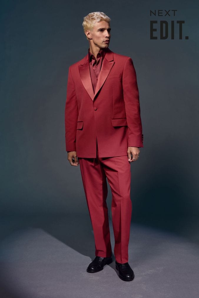 Buy Men s Tuxedo Red Online Next UK
