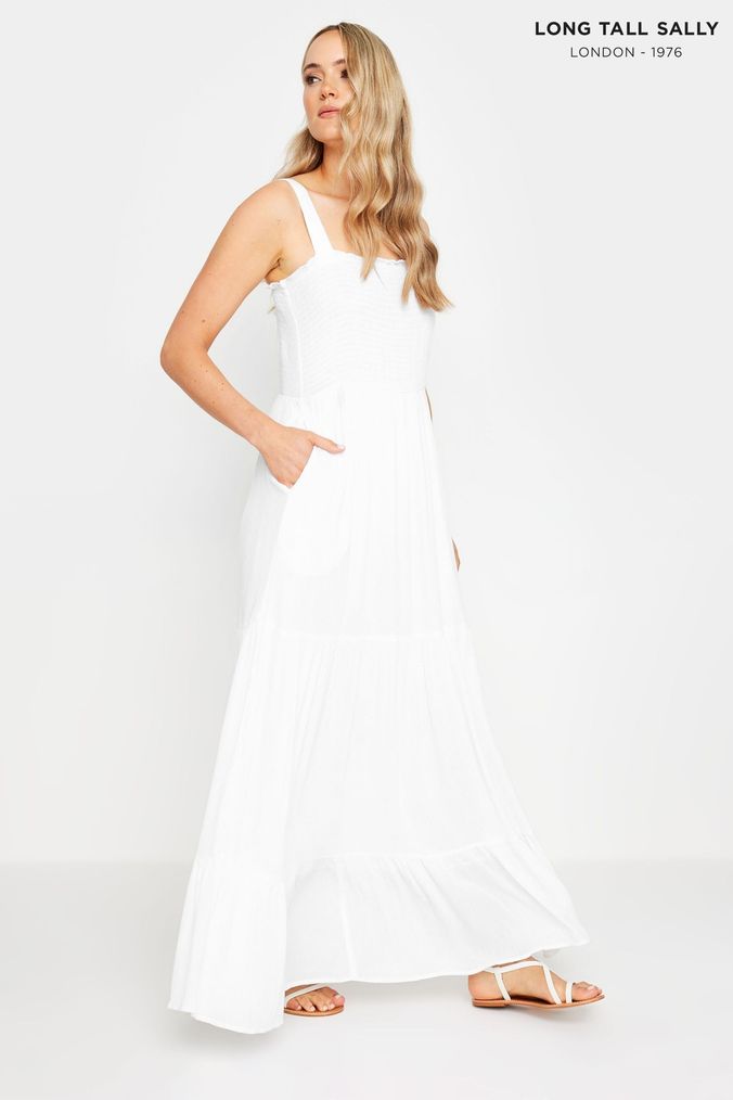 Buy Women s White Maxi Holiday Dresses Online Next UK