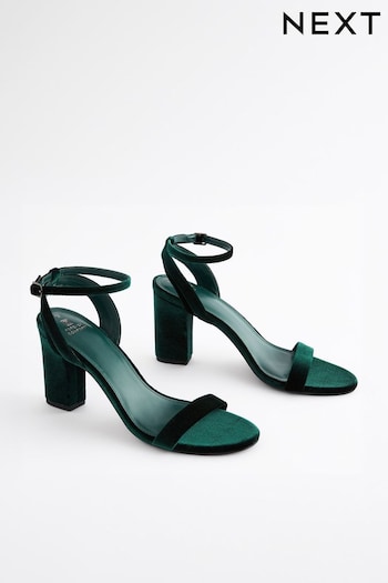 Green Regular/Wide Fit Forever Comfort® Block Heel sandals Platform (E26250) | £34