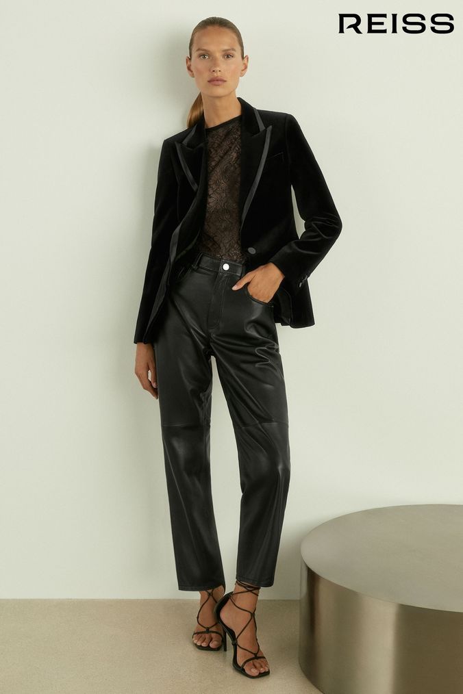 Buy Women s Blazer Velvet Coatsandjackets Online Next UK