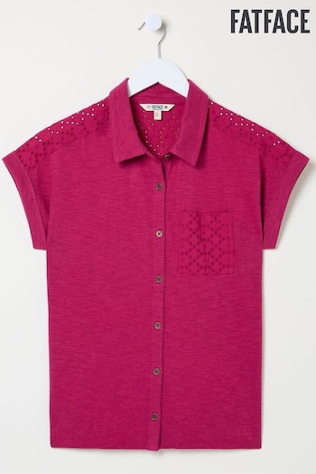 FatFace Red Short Sleeve Top (E26595) | £32