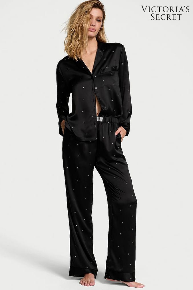 Buy Women s Pyjamas Black Victoria s Secret Nightwear Online Next UK