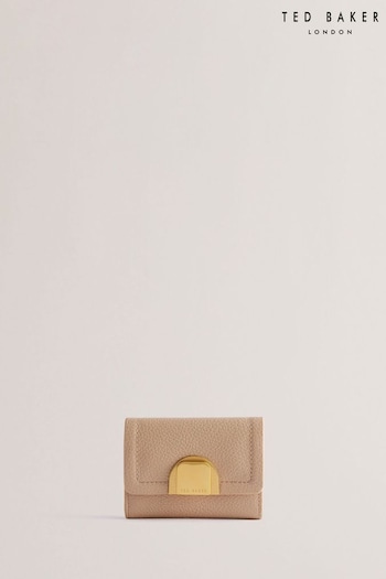 Ted Baker Brown Small Imperia Lock Detail Fold Over Purse (E27213) | £65