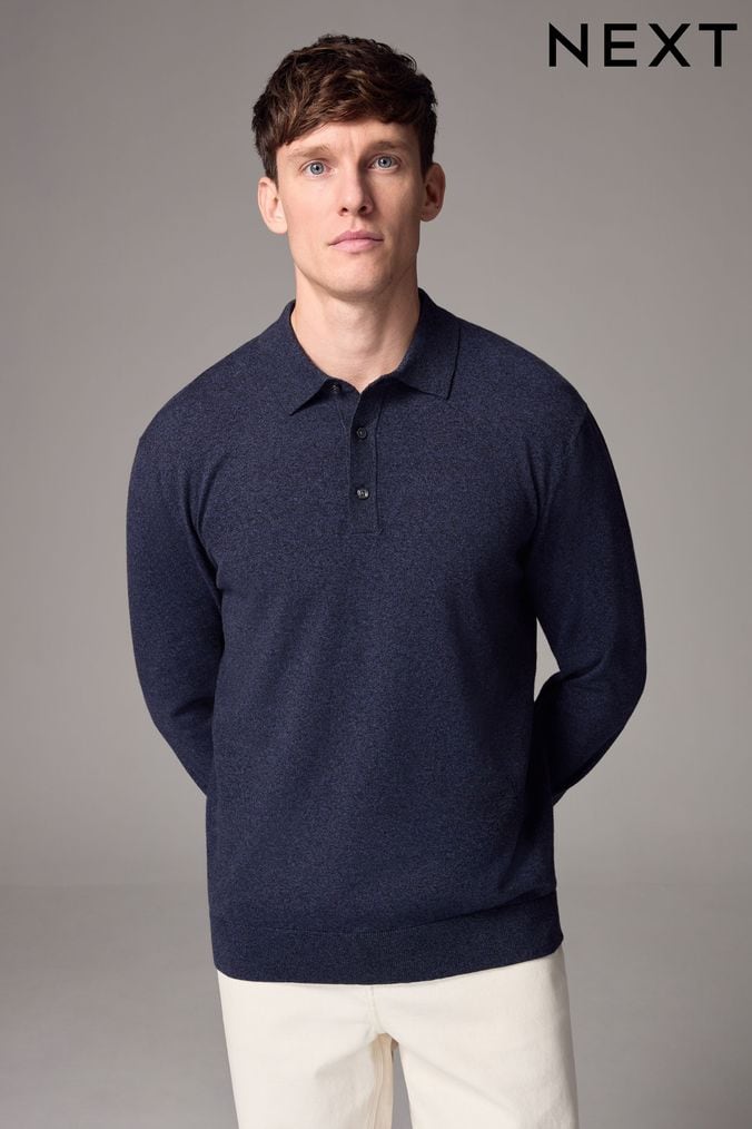 Mens Short Sleeve Knitted Polo Shirts Next Official Site