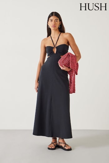 Hush Black Jemma Jersey Beach Dress (E27430) | £79