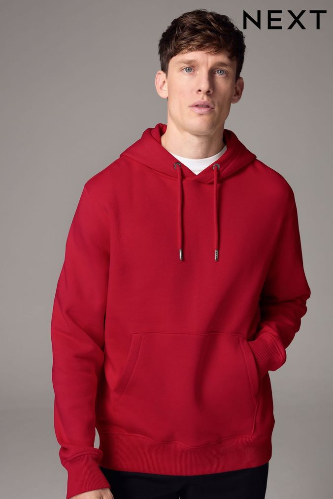 Men s Red Sweatshirts Hoodies Next Official Site
