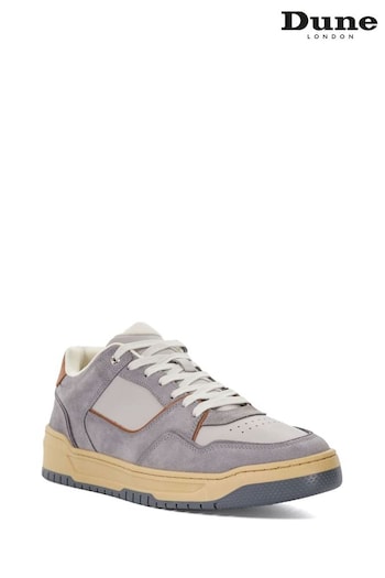 Dune London Grey Tainted Chunky Court Trainers (E27818) | £115
