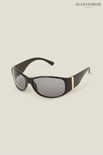 Accessorize Black Wrap Vintage sunglasses (E28066) | £17