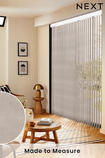 Natural Vog Made to Measure Vertical Blinds (E28372) | £48