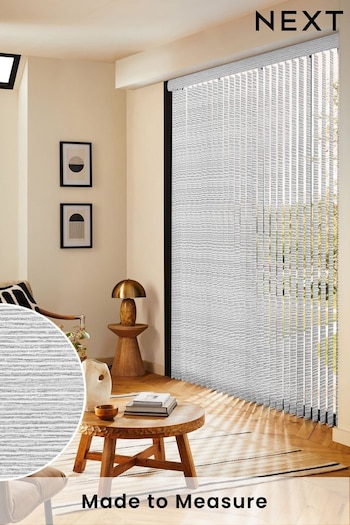 Grey Sether Blackout Made to Measure Vertical Blind (E28394) | £47